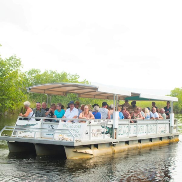 Black River Safari - Tour Group on the boat